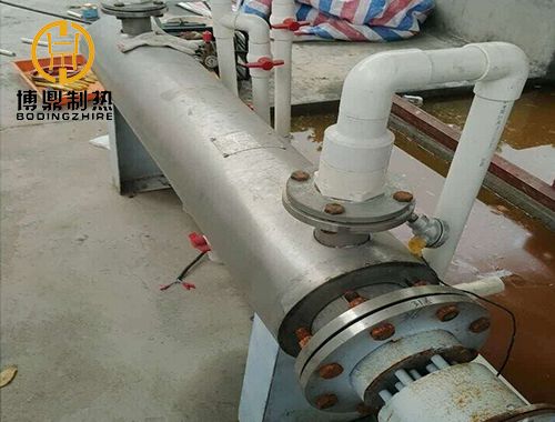 污水管道加热器案例现场